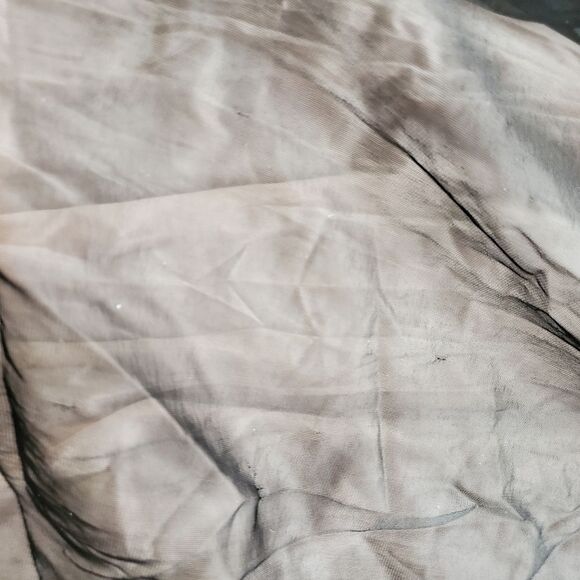 VANITY FAIR VINTAGE LINGERIE BABY DOLL NIGHTGOWN WOMEN Size 38 BLACK BLUSH PINK - Picture 11 of 13